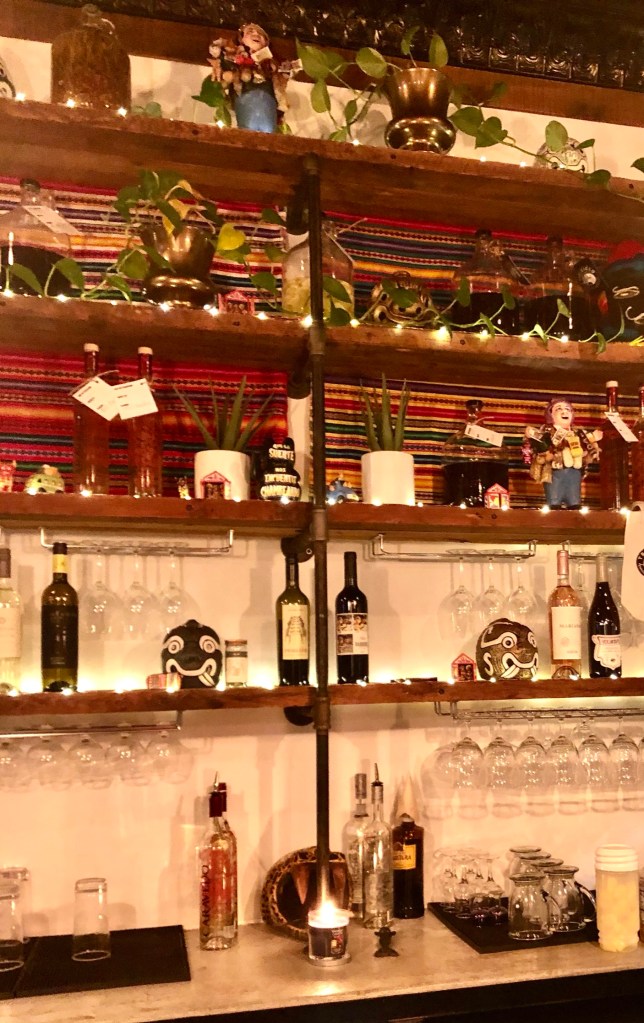 Triciclo's welcoming bar serves creative pisco cocktails