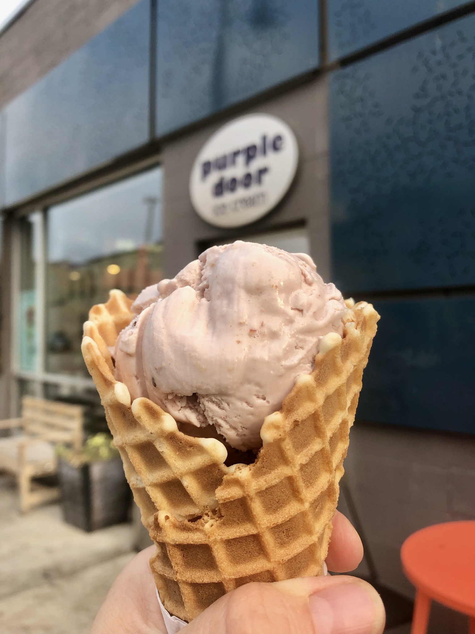 Ice cream from Purple Door in Walker’s Point